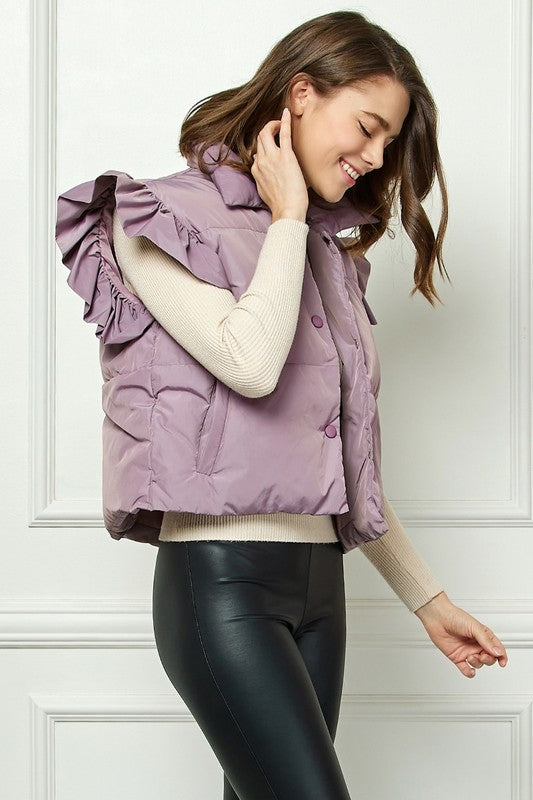 Mare Blu Ruffle Vest
