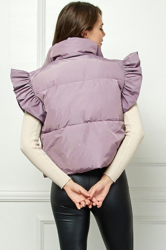 Mare Blu Ruffle Vest