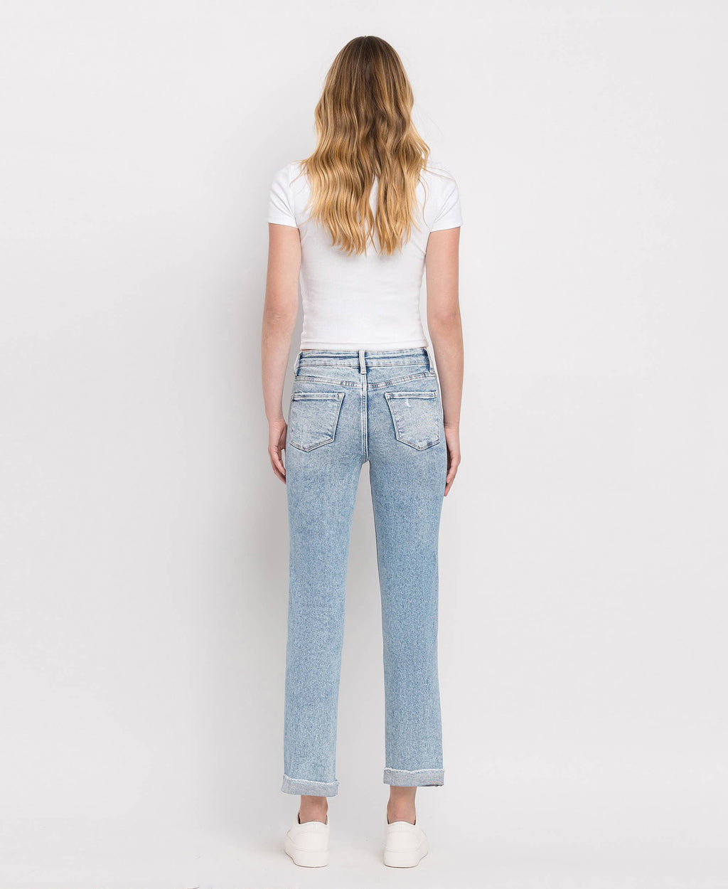 Lovervet by Vervet 734 High Rise Straight Leg Jeans