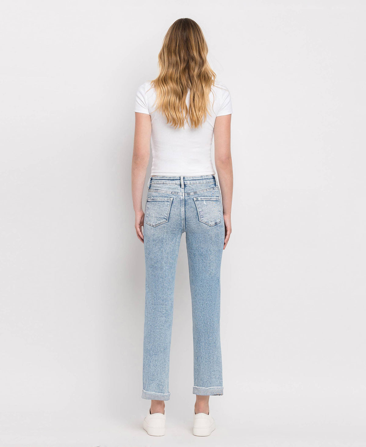 Lovervet by Vervet 734 High Rise Straight Leg Jeans