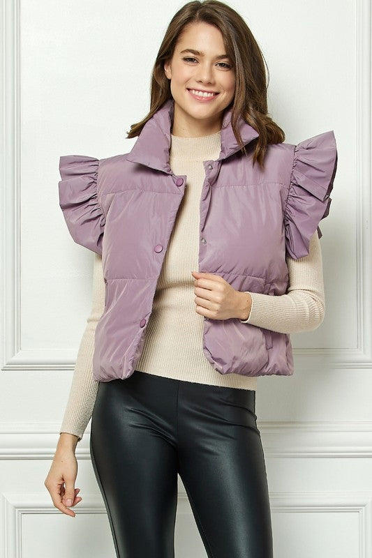 Mare Blu Ruffle Vest