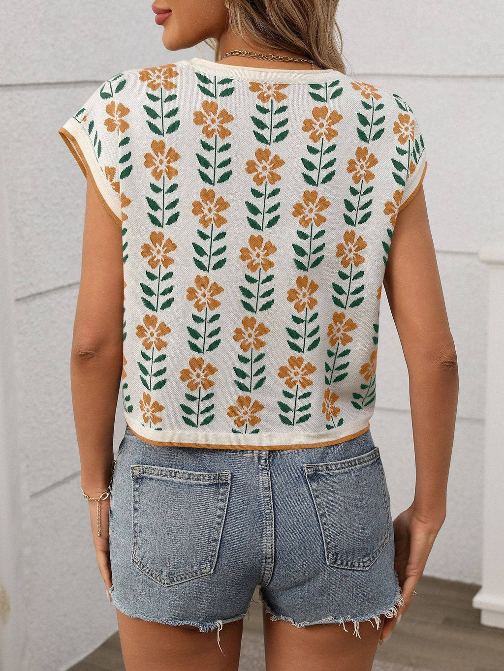 Giardina Vintage Sweater Tee - Ivory