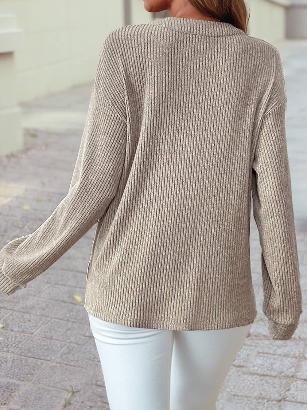 Dolce Henley Knit Top