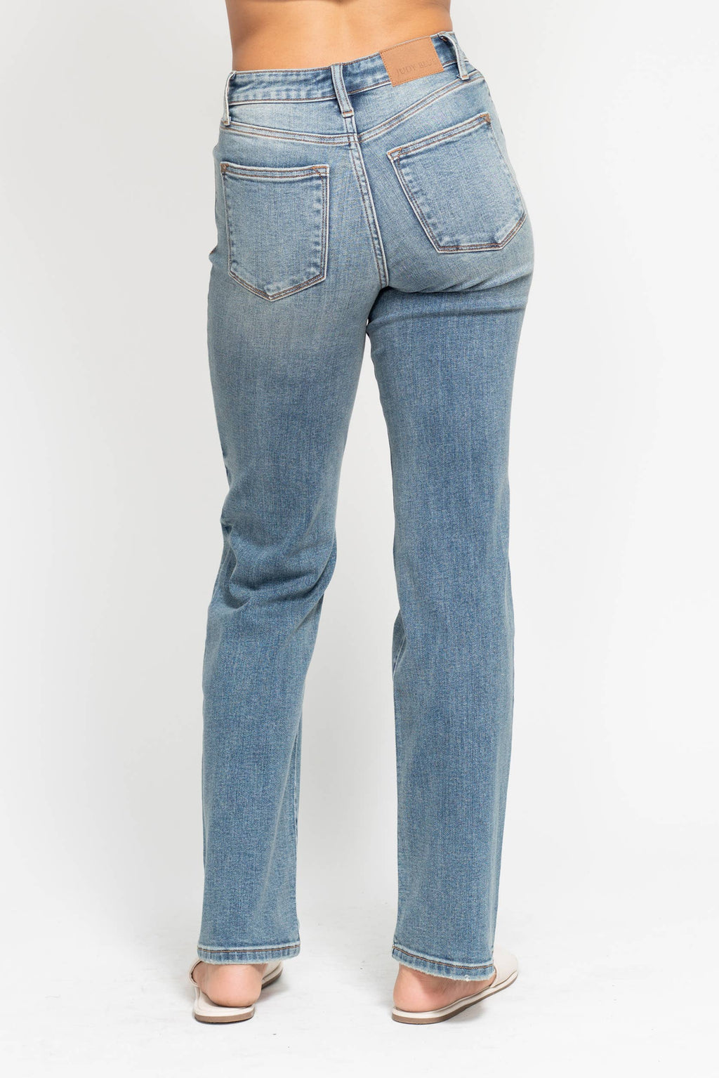 Judy Blue 502 High Waisted Straight Leg Dad Jean