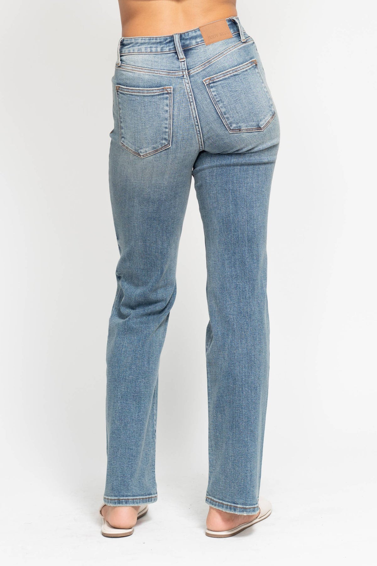Judy Blue 502 High Waisted Straight Leg Dad Jean