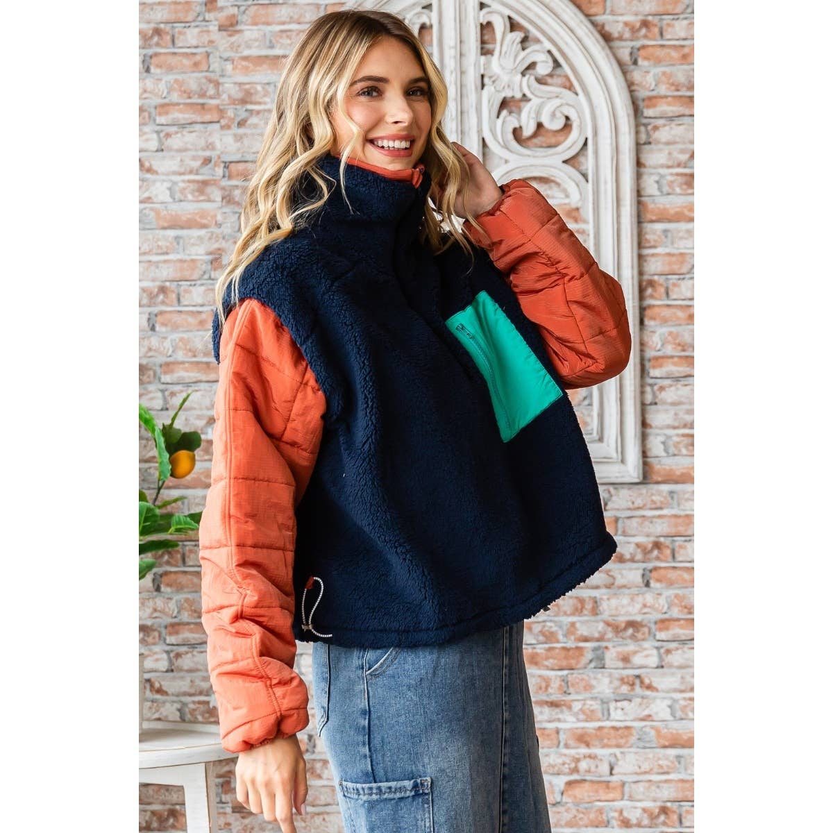 Aria Puffer Sleeve Pullover