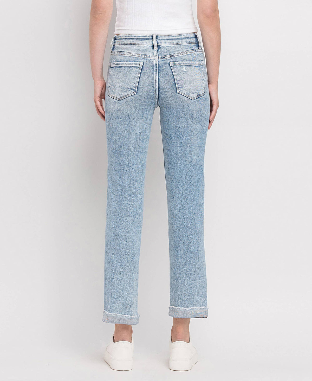 Lovervet by Vervet 734 High Rise Straight Leg Jeans