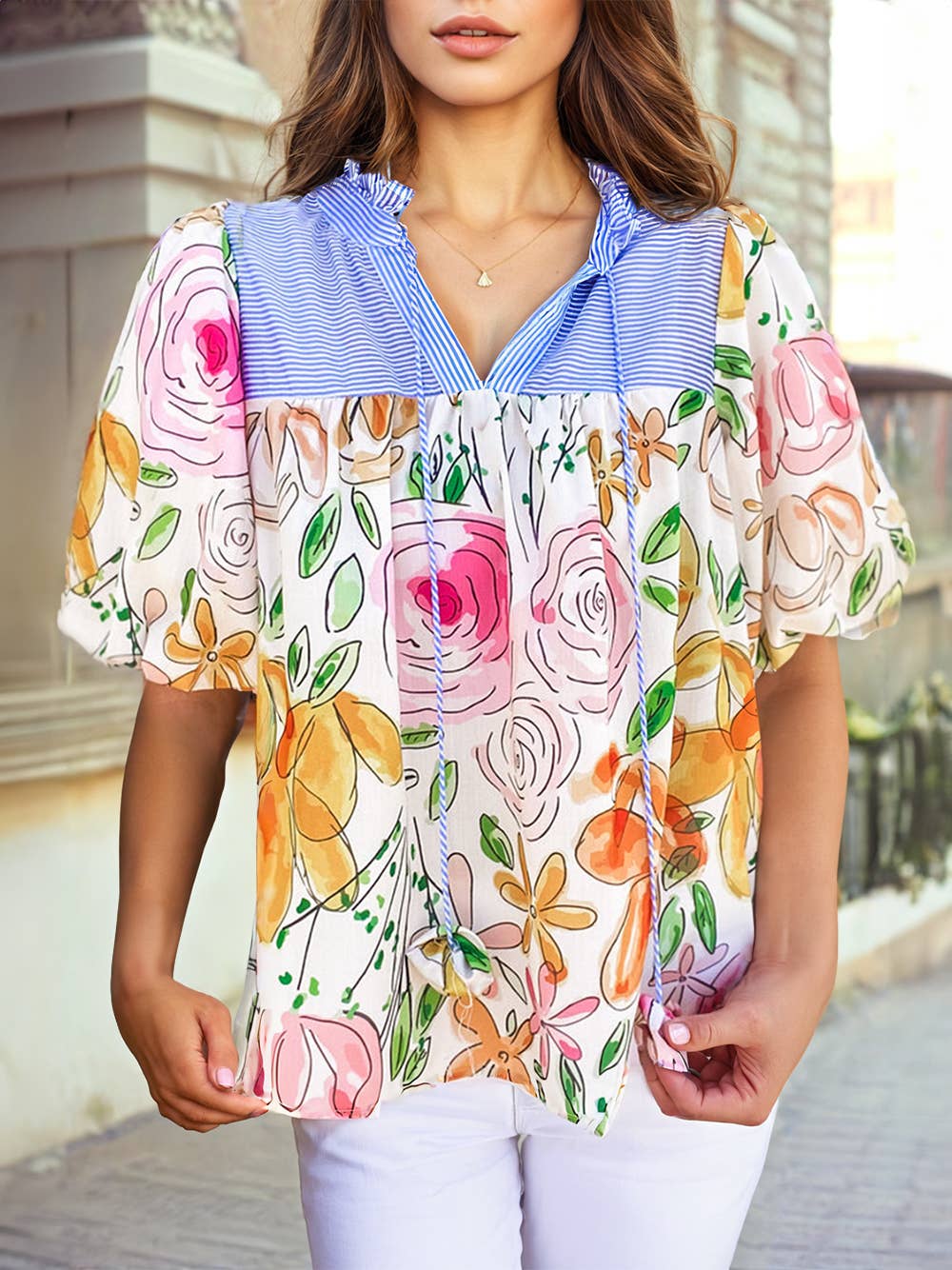 Rosa Puff Sleeve Blouse